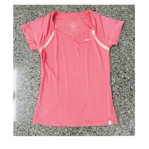 Nike Dri Fit Running T-Shirt Size Small Pink